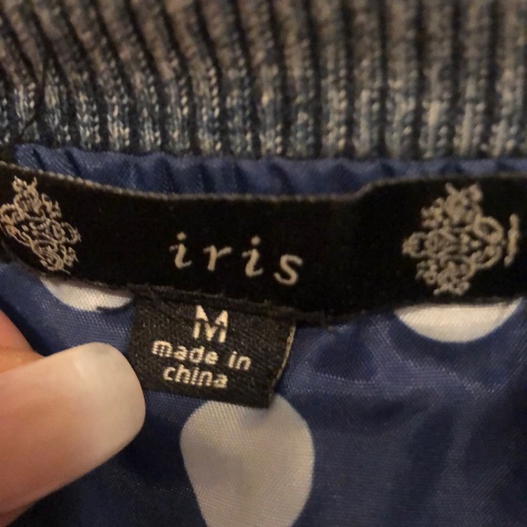 Light Denim Bomber Jacket - Picture 3 of 3